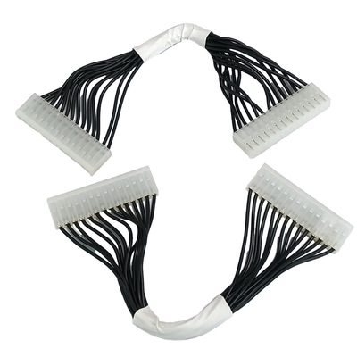 Cablagens feitas sob encomenda do PVC com passo do conector fêmea 3.96mm de Molex 09-50-1061