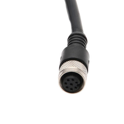 Cabo de fio elétrico do ângulo direito com IP67 M12 2 Pin impermeável 4 Pin Connector do Pin 3