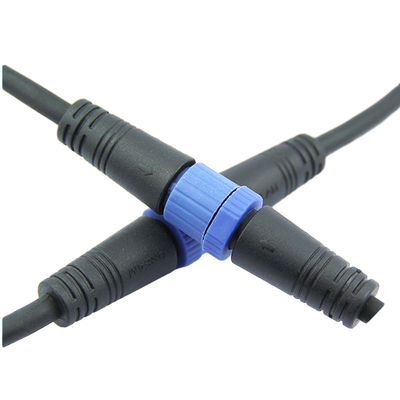2 Pin 3 Pin Power Conjuntos de cabos à prova d'água, chicotes de fios verdes do fio do conector da energia XH