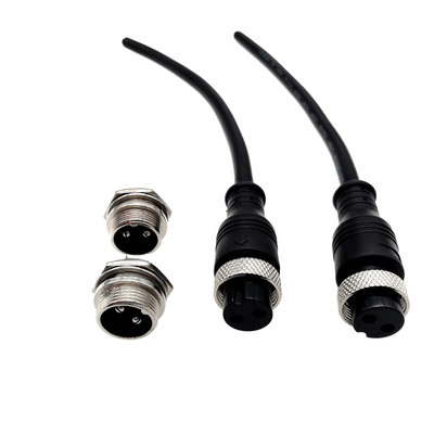 Pin impermeável atual do Pin 4 do Pin GX16 2 3 do conjunto de cabo 16mm do chicote de fios do fio 3A