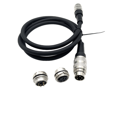 Pin impermeável atual do Pin 4 do Pin GX16 2 3 do conjunto de cabo 16mm do chicote de fios do fio 3A