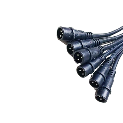 poder de 1M Long Black Color usando os conjuntos de cabo Multi-Pin M18 impermeáveis exteriores
