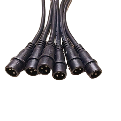 poder de 1M Long Black Color usando os conjuntos de cabo Multi-Pin M18 impermeáveis exteriores