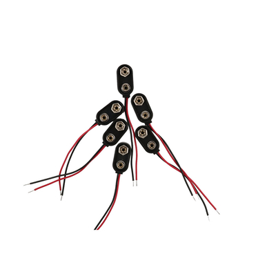 15cm 2 Pin Cable Wire Assemblies, enviando e segurando o tipo instantâneo do grampo da bateria dos chicotes de fios do fio do conector