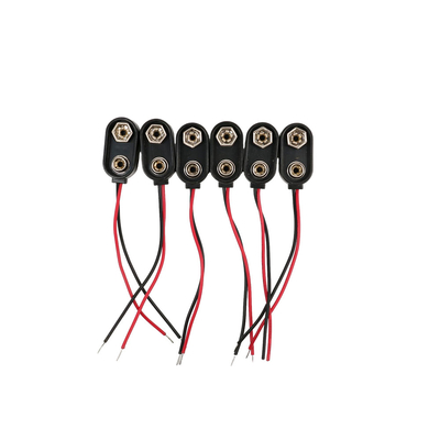 15cm 2 Pin Cable Wire Assemblies, enviando e segurando o tipo instantâneo do grampo da bateria dos chicotes de fios do fio do conector