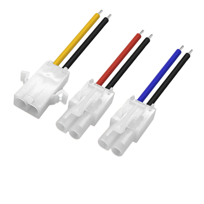 Chicote de fios personalizado multi cor do fio com equivalente do conector do passo 3191 de 3.96mm