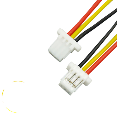 Transporte de Jst e manipulação do tipo feito sob encomenda do perfil baixo do passo do conjunto de cabo 1.00mm para a lâmpada do diodo emissor de luz