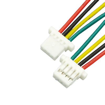 Transporte de Jst e manipulação do tipo feito sob encomenda do perfil baixo do passo do conjunto de cabo 1.00mm para a lâmpada do diodo emissor de luz