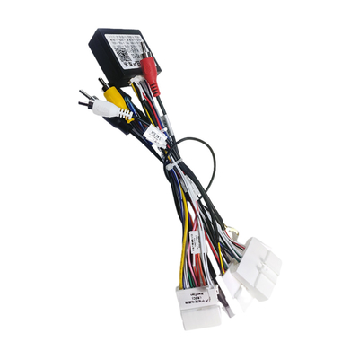 Cor vermelha do terminal de 1,5 Gps dos ramos do chicote de fios 3 do fio de RCA do medidor para Nissan Vehicle
