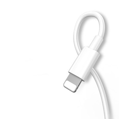Cabo de dados de carregamento 2.4A do PVC USB do ODM do OEM para Iphone que carrega rapidamente