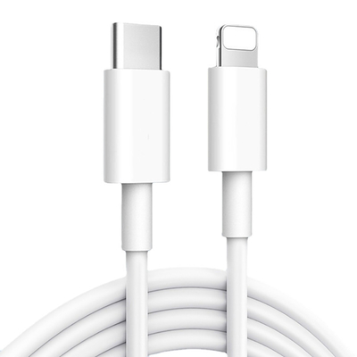 Cabo de dados de carregamento 2.4A do PVC USB do ODM do OEM para Iphone que carrega rapidamente