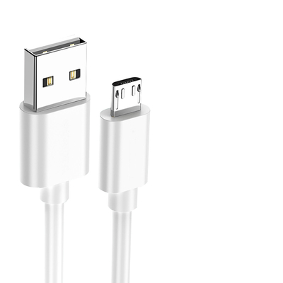 Cabo de carregamento 1M 2.4A do cabo de USB da tampa de PVC micro multifuncional