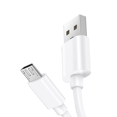 Cabo de carregamento 1M 2.4A do cabo de USB da tampa de PVC micro multifuncional