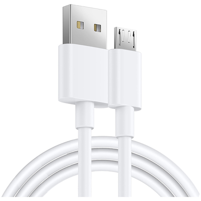Cabo de carregamento 1M 2.4A do cabo de USB da tampa de PVC micro multifuncional