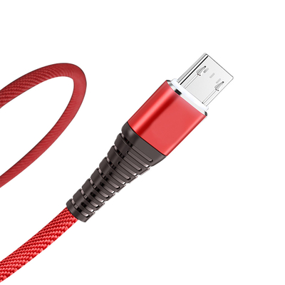 Os dados de carregamento de USB do revestimento trançado de nylon cabografam 3Ft 2.4A para Mp3 Mp4