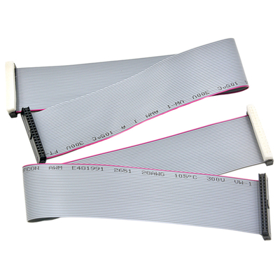 conjunto de cabo liso 04P da fita de 2.0mm IDC IDC a 64P IDC para o computador automotivo