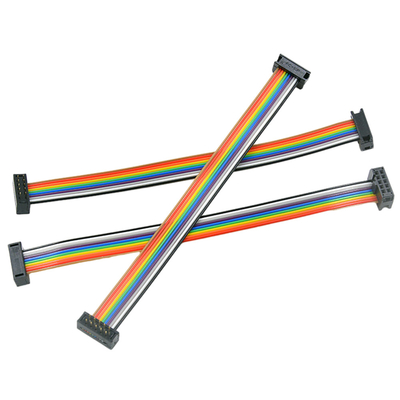 Conjunto de cabo multicolorido da fita do passo de 1,27 milímetros para a automatização industrial