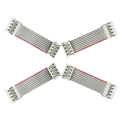 Passo liso Grey Color do comprimento 2.54mm 1.27mm dos cabos de fita UL2651 15cm