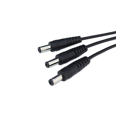 Tomada dos conjuntos de cabo 5.5×2.5 da alimentação de DC de DC5521 DC5525 milímetro para abrir o adaptador do poder