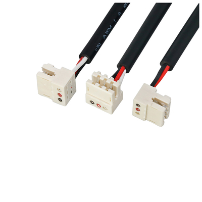 conjuntos de cabo do comprimento IDC de 30cm com o conector de alimentação bege de Lumberg 3515 da cor