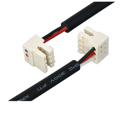 conjuntos de cabo do comprimento IDC de 30cm com o conector de alimentação bege de Lumberg 3515 da cor