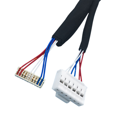 calibre do chicote de fios AWG30 do fio do passo IDC de 1.0mm com o conector de JST SSR IDC