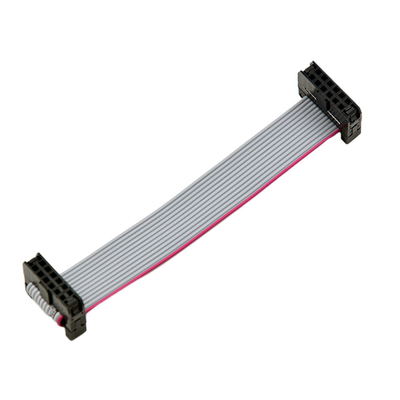 Conjuntos de cabo lisos da fita IDC com Pin duplo 6 Pin Connector da fileira 2x3 do passo de 2.00mm