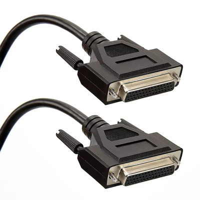 O homem à série da tomada masculina Rs232 cabografa 3ft com o conector secundário de DB9 DB15 DB25 D