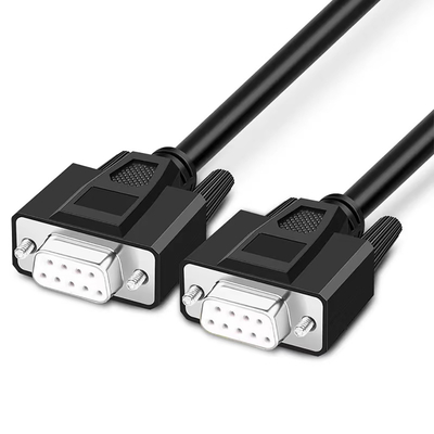O homem à série da tomada masculina Rs232 cabografa 3ft com o conector secundário de DB9 DB15 DB25 D
