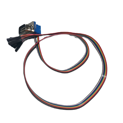Tipo video audio personalizado passo 10P dos cabos DIDC de DB9 Pin To 2.54mm
