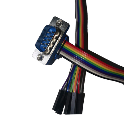 Tipo video audio personalizado passo 10P dos cabos DIDC de DB9 Pin To 2.54mm
