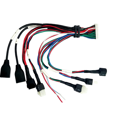 ATX que abriga o alojamento do friso do fio do conjunto de cabo JST de Overmolding PH2.0 à fêmea USB2.0