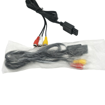 cabo video audio de 6ft Gamecube, avoirdupois do cabo composto para Nintendo 64 N64