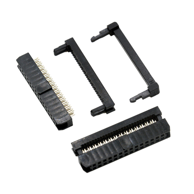 Passo de Pin Cable Connector Black Color 1.27mm 2.0mm da fêmea 14 de IDC