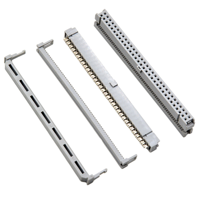 64 contato Gray Insulation For Flat Cable do conector do Pin 2,54 milímetro IDC único