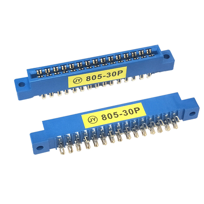 3.96MM 805 entalhe do PCI do conector de borda 8P do PWB da série 72P para o equipamento da maquinaria