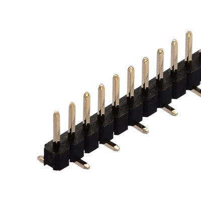 Tipo reto da fileira de SMT Pin Header Connector Single Dual do ângulo direito
