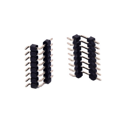 Tipo reto da fileira de SMT Pin Header Connector Single Dual do ângulo direito