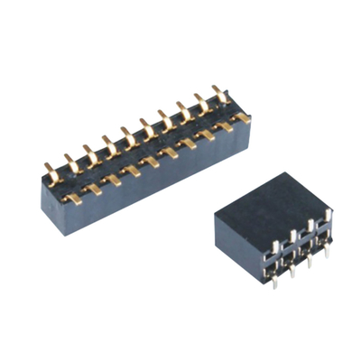 Passo fêmea do encabeçamento 2.54mm de SMT do único conector duplo do PWB da fileira 2P-40P