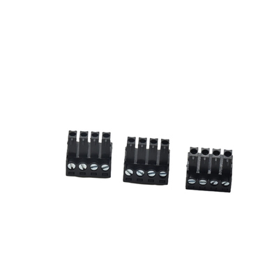 Cor preta 3,50mm Pitch Female Male Conector de fios de casa