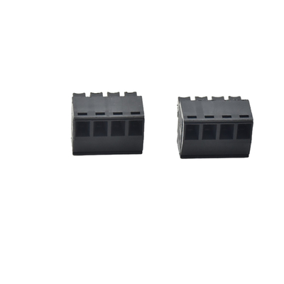 Cor preta 3,50mm Pitch Female Male Conector de fios de casa