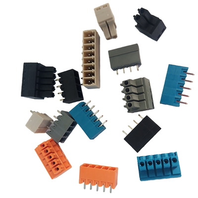 Bloco de terminais de PCB colorido 3.5mm/3.81mm/5.0mm/5.08mm/7.5mm/7.62mm Pitch
