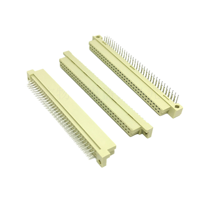 Din41612 2.54mm Pitch DIN Conector 48 pin Fêmea 3 linhas Socket Tipo C através do buraco vertical de embalagem da bandeja