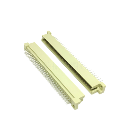 Din41612 2.54mm Pitch DIN Conector 48 pin Fêmea 3 linhas Socket Tipo C através do buraco vertical de embalagem da bandeja