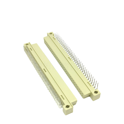 Din41612 2.54mm Pitch DIN Conector 48 pin Fêmea 3 linhas Socket Tipo C através do buraco vertical de embalagem da bandeja