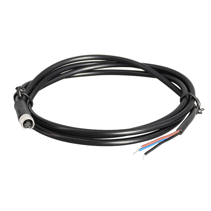 Conjuntos de cabo impermeáveis M16 do revestimento de PVC IP67 4 Pin Circular Connector Type