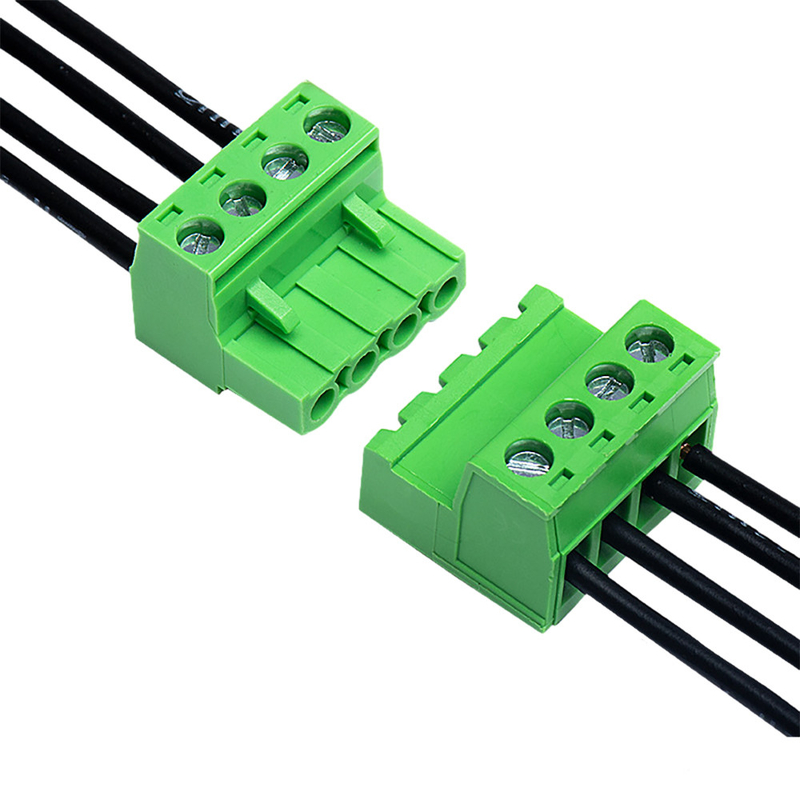 Passo do fio XK2EDGA 5.08MM do conector do bloco de terminais do PWB da cor verde