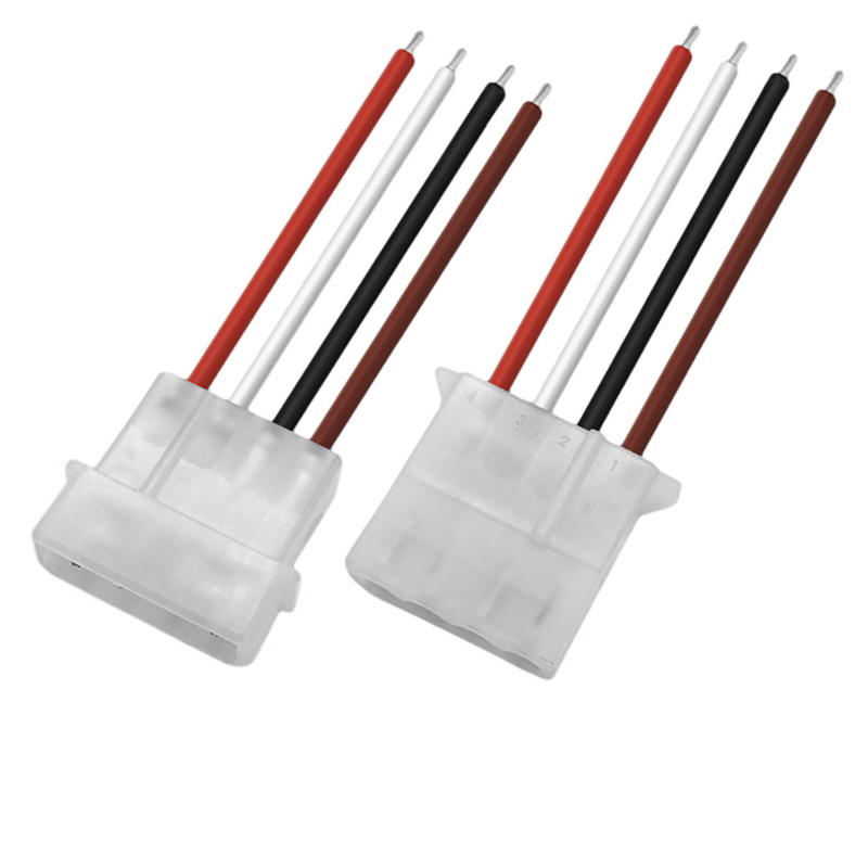 Alojamento do friso de Molex 8981 do passo dos conjuntos 5.08mm do fio do cabo do PWB para o computador