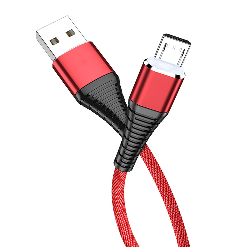 Os dados de carregamento de USB do revestimento trançado de nylon cabografam 3Ft 2.4A para Mp3 Mp4