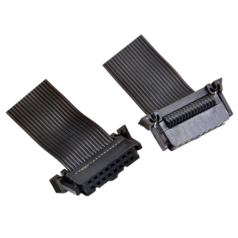 Passo liso da cor preta IDC 40 Pin Ribbon Cable 2.54mm para o computador automotivo